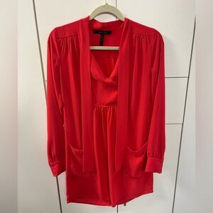 BCBG red shirt dress